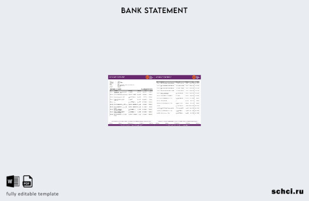 цифровая загрузка шаблон страницы выписки по счету банка Small Finance в Индии, 